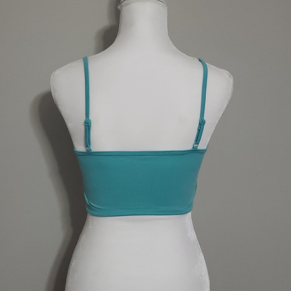 Brand New Zenana Web Detail Mint Bralette L/XL - Picture 5 of 11